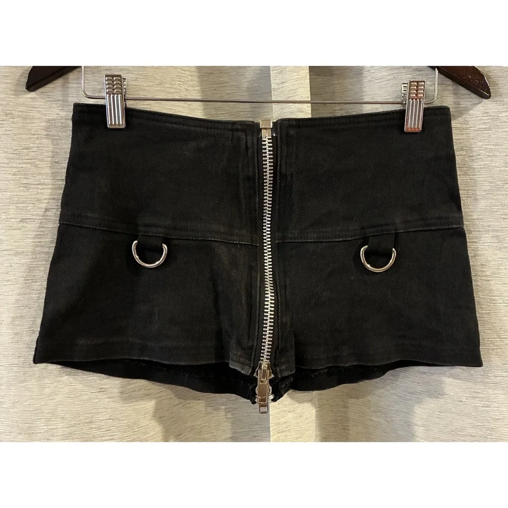 Vintage Dogpile 90s Punk Mini Skirt Grunge Goth Festival‎ Size Medium